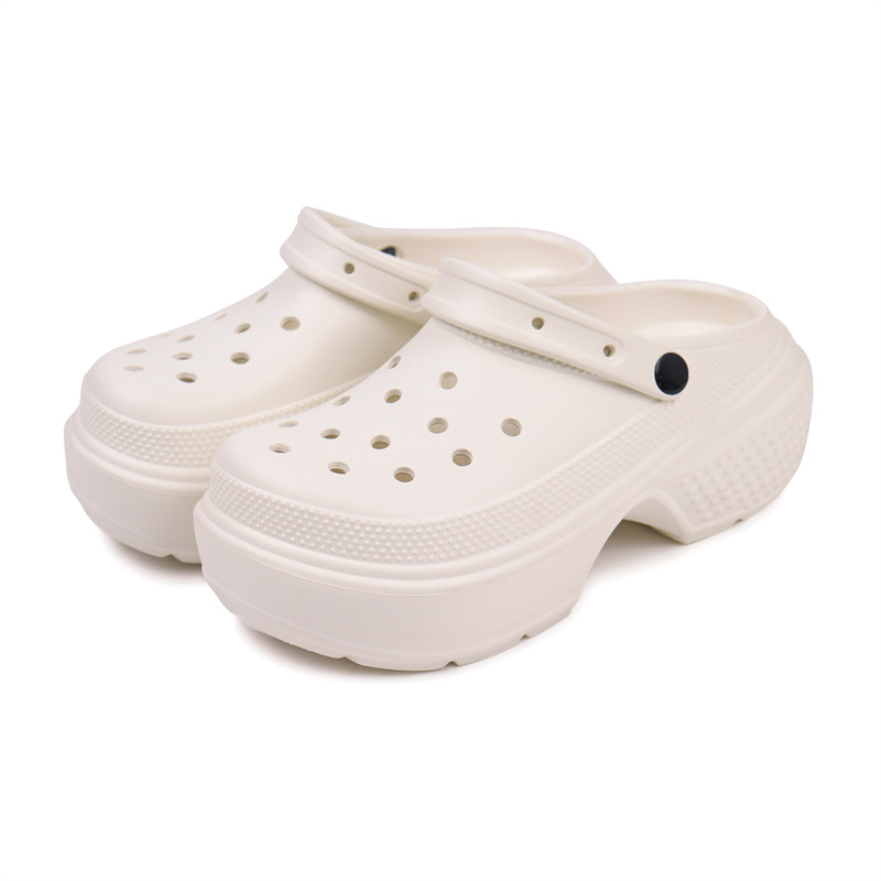 Summer Fashion New Women's Clog Soft Sole Slippers Eva Soft Thick Bottom Comfort Outdoor Slippers