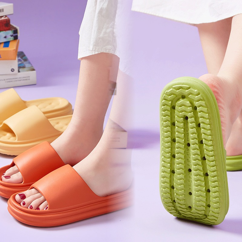 Anti-slip massage slippers