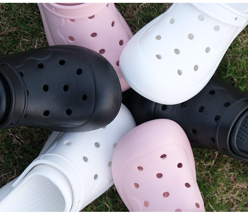 Factory Plastic Beach Anti-Slip Home Walking Girls Outdoor Sandal Man Ladies Eva Flat Sandals For Adult