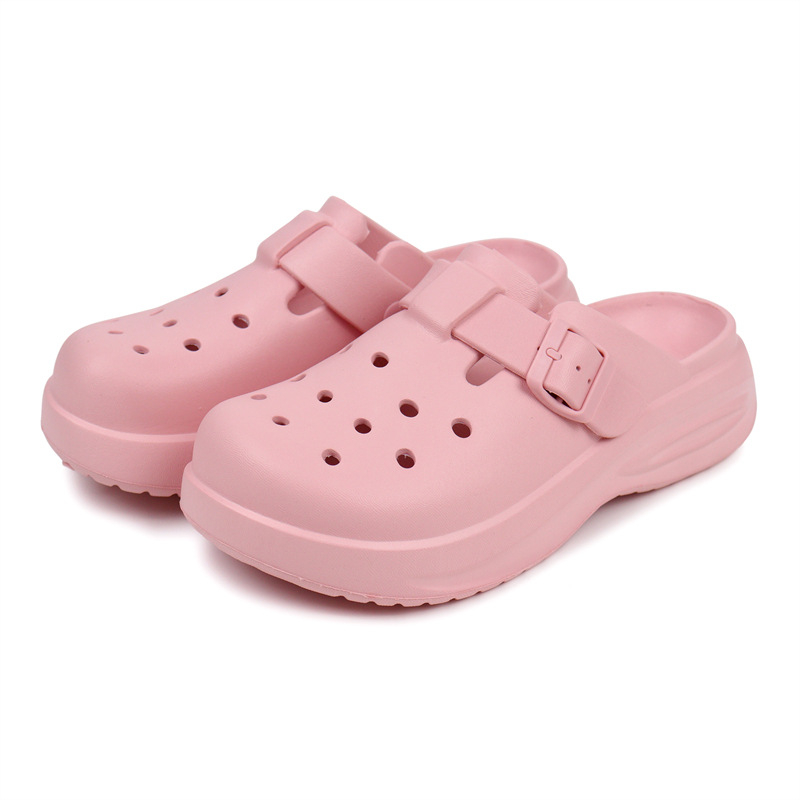 Breathable Clogs Shoes Eva Thick Sole Clogs Slippers For Women