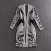 Women Fashion Cardigan Coat Autumn Winter Mid Length Knitwear Casual Elegant Lady Loose Sweater Coat