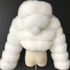 Winter Pink Women's Leather Plus Size Women's Top Jacket Short Women Faux Fur Coat