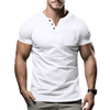 Men's Polo Shirts Short Sleeved Color Coded Knitted T-shirts