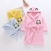 Kids Robes Baby Hooded Bathrobe Soft Plush Fleece Bath Robe