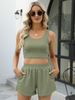 Two Piece Summer Outfits Women Shorts Sets