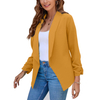 Fashion Leisure Solid Color Women Blazer Ladies Candy Colors Cardigan Suit Jackets Cheap Elegant Blazer