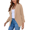 Fashion Leisure Solid Color Women Blazer Ladies Candy Colors Cardigan Suit Jackets Cheap Elegant Blazer