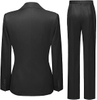 Women's 3 Piece Office Lady Business Suit Set Slim Fit Solid Blazer Vest Pant Set