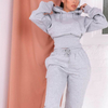 Custom Hoodie Sweatshirt Jogger Sweatpants Tracksuit Sets 