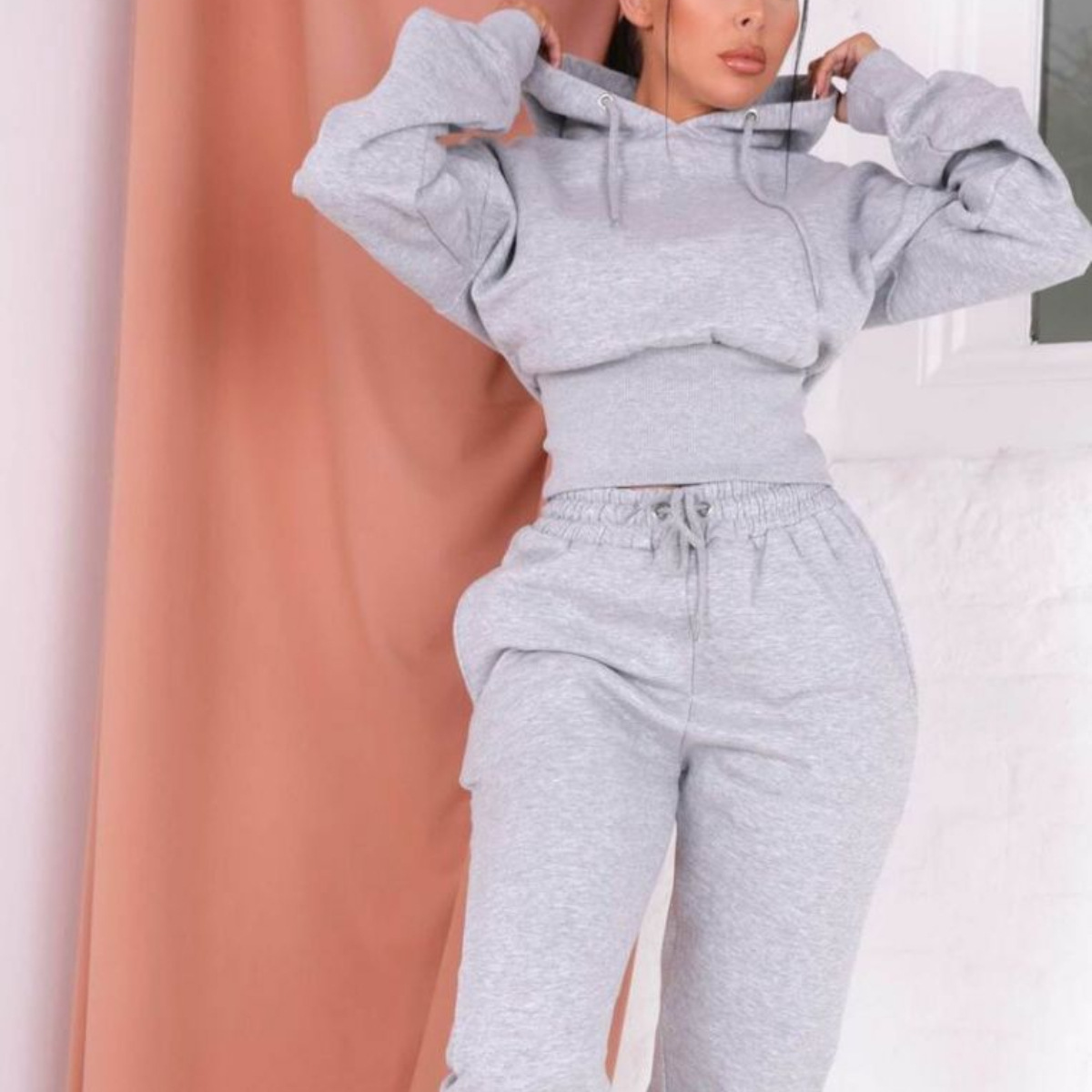 Custom Hoodie Sweatshirt Jogger Sweatpants Tracksuit Sets 