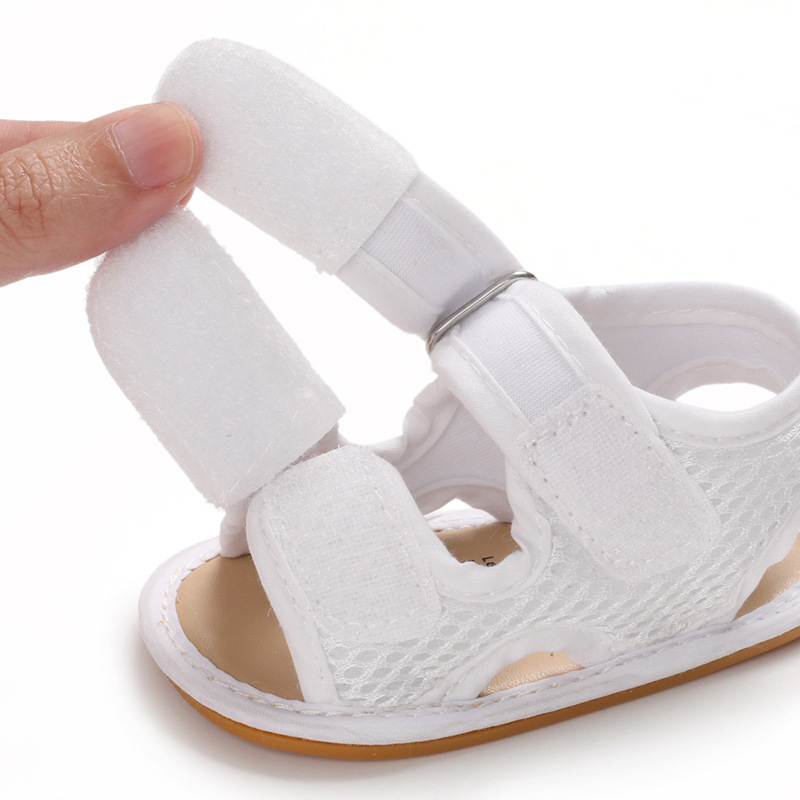 Infant Baby Casual Shoes Girl Soft Flat Double Band Summer Kid Slide Sandals