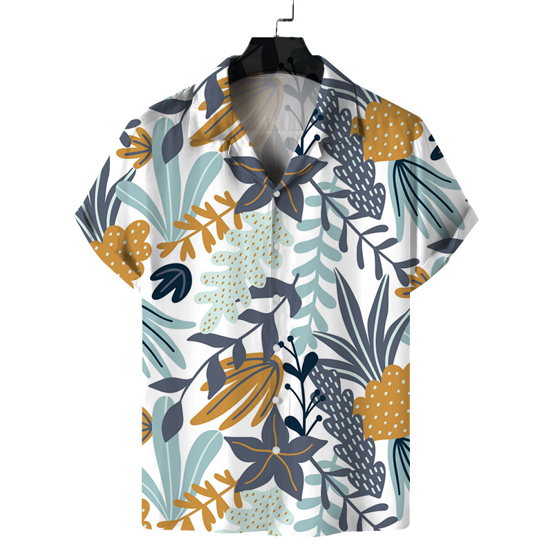  Men's Shirts Custom Men's Designer Short Sleeve Shirts Slim Fit Men's Casual Shirts 