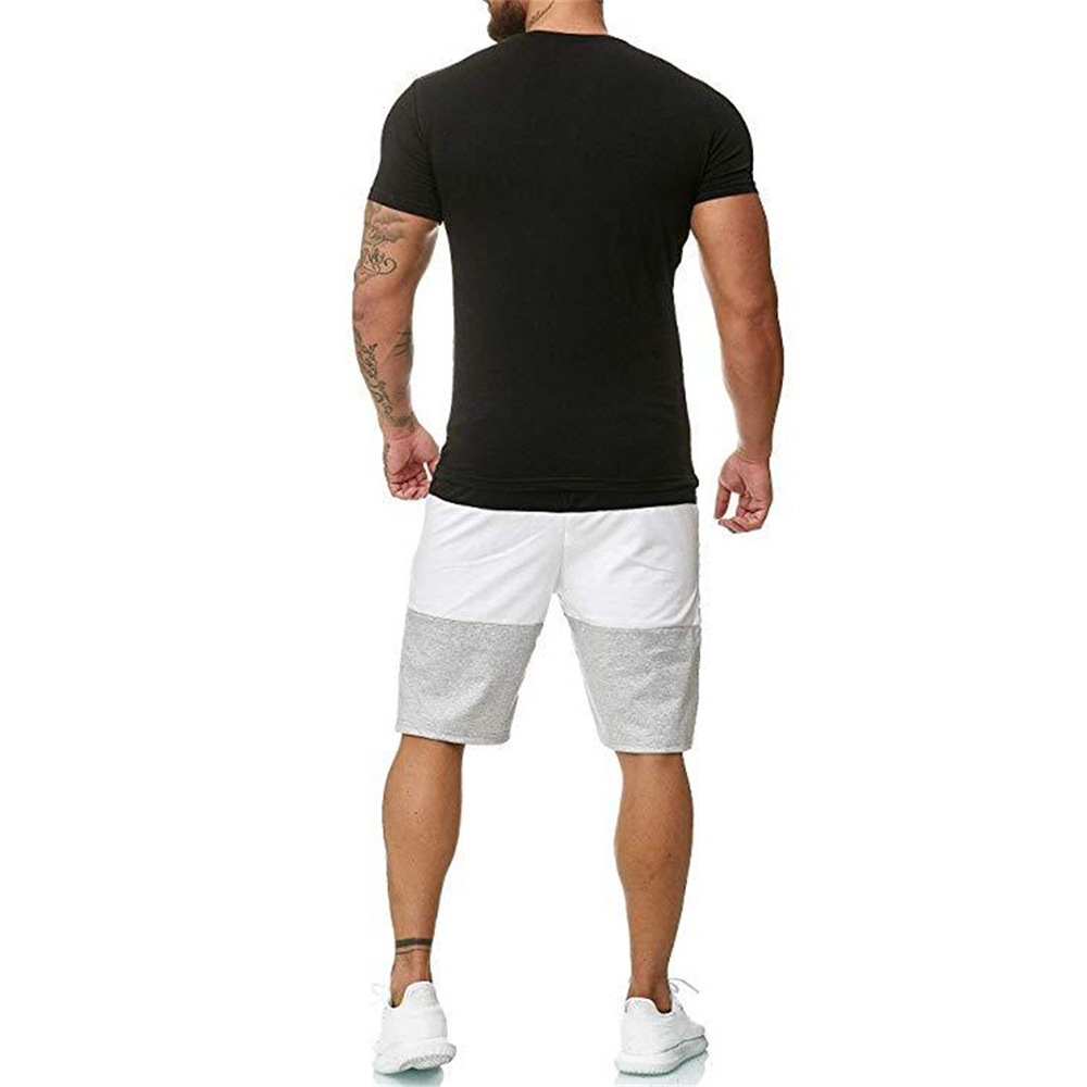Summer Tracksuits For Men Custom Jogger Sports 2 Piece Gym Two Piece Custom Logo Shorts Sets Men