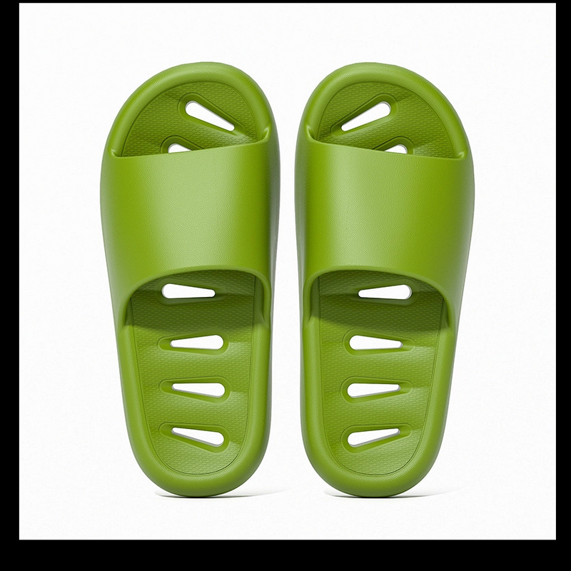 New Fashion Ladies Logo Slides Sandals Eva Bedroom Non-slip Sandals Men Slippers Felt Cloud Slippers