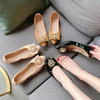 Korean Diamond Pointed Flat Bottom Shoes for Women New Styles