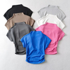 Vest for Women Round Neck Colourful Basic Undershirt Tops Tees