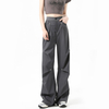 Hip Hop Ruched Wide Leg Pants Plus Size Pants Women's Pants & Trousers