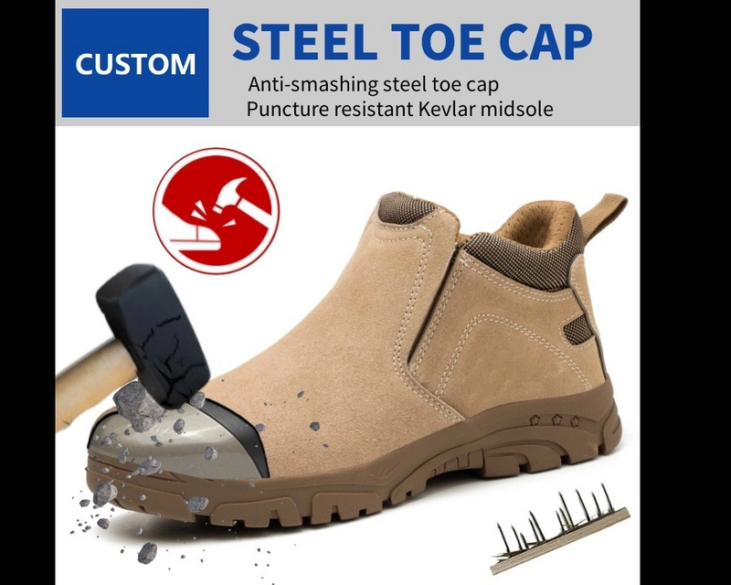 NON SLIP WORK BOOTS TRAINERS LIGHTWEIGHT STEEL TOE COMFORT WOMENS SAFETY SHOES