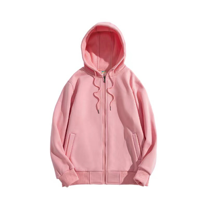 Hoody French Terry Vintage Wash Zip Up Hoodie Embroidery Custom Hoodies