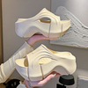 Thick Sole Eva Slippers Women Chunky Platform Wedge Beach Sandals Woman Slides Indoor Outdoor Summer Shoes