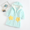 Pajamas Cute Housecoat Cartoon Star Sweet Coral Fleece Sleepwear