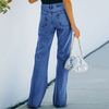 Ladies Pants Straight Fit Denim Jeans for Women High Waist Jeans High Quality Ladies Jeans