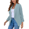 Wholesale Casual Ladies Slim-fit Office Blazers Lapel Cardigan Elegant Coat Suit Jacket Chic Outerwear
