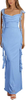Womens Sleeveless Ruffle Party Maxi Bodycon Dresses
