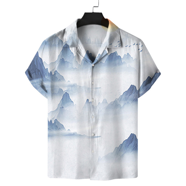  Men's Shirts Custom Men's Designer Short Sleeve Shirts Slim Fit Men's Casual Shirts 