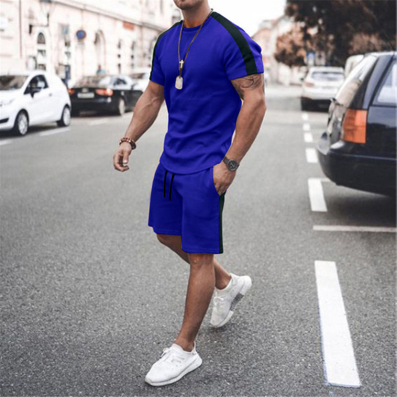 Custom Men Shorts Sets Customized Logo Mens Matching Two Piece Summer 2 Piece Short Set for Men