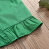 Children's Clothing Summer 2024 Girls' Sling Shirt Printed Shorts Suit Children Suit