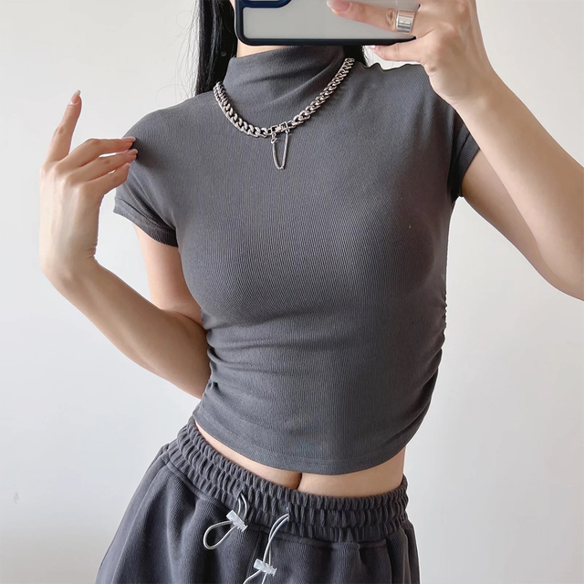 Vest for Women Round Neck Colourful Basic Undershirt Tops Tees