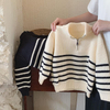 Spring Autumn Infant Toddler Girls Striped Sweater Child Kids Knitted Shirt Clothing Wholesale