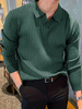 Men's Knitted Sweaters Cotton Knitted Sweaters Men's Knitted Polo Shirts V-neck Pullover Sweaters