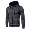  Plain Plus Size Blank Custom Printed Zip Up Gym Fitness Men Hoodies 