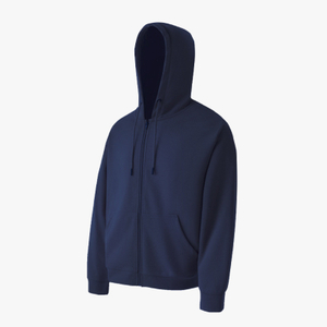 Custom Oversized Hoodie Men Cardigan Zipper Shirt Casual Solid Color Hooded