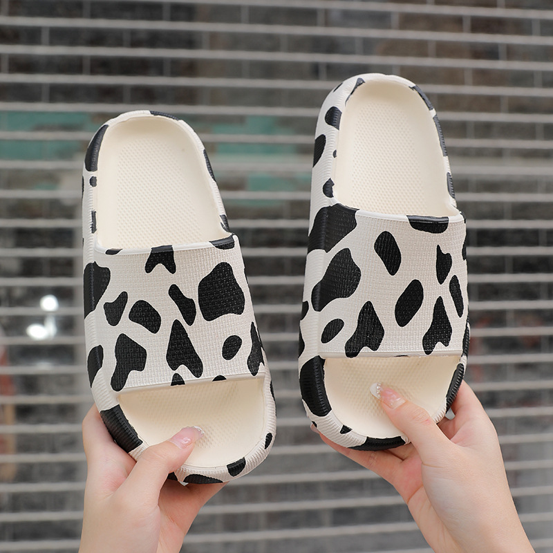 EVA Slippers Home Thick Sole Printed Slippers Mute Cloud EVA Indoor Outdoor Slippers