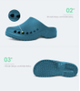 Hospital Surgical Medical Slipper Women Doctor EVA Non-slip Nurse Clogs Medical Shoes SPA Nursing Shoes