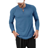  Custom Logo Men's Autumn O-neck Long Sleeved T-shirt Loose Fitting Pullover Casual Long Sleeved Men's T-shirt