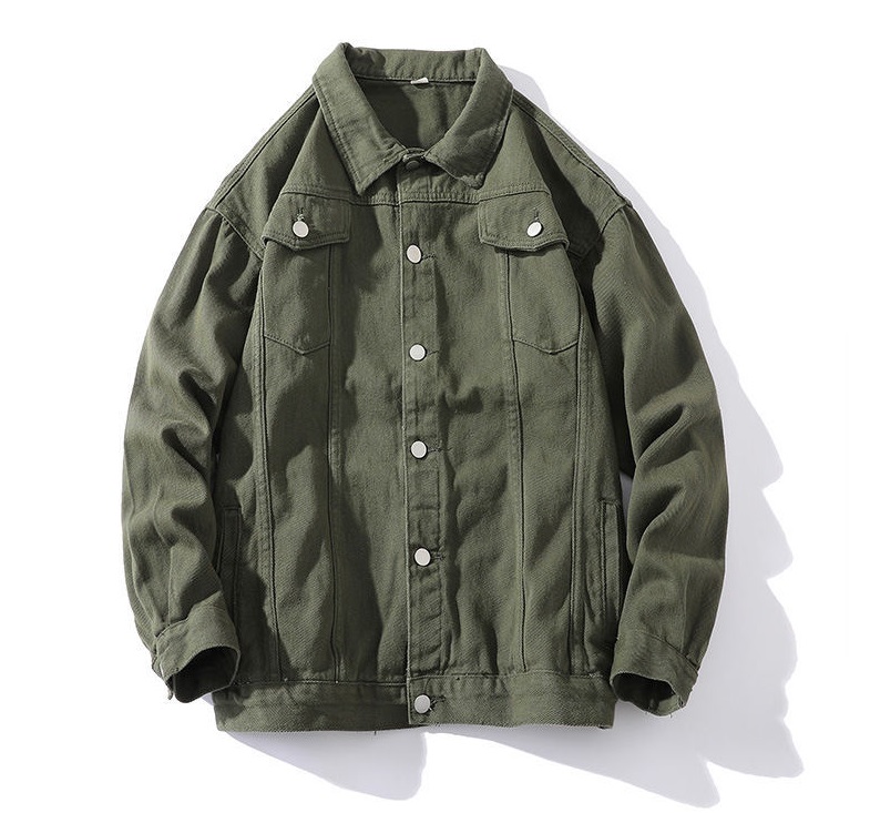 Fashion New Oversize Winter Jackets Solid Color Hip Hop Jeans Jacket For Men Custom Jackets Coat Unisex