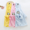 Kids Robes Baby Hooded Bathrobe Soft Plush Fleece Bath Robe