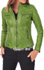 Women Leather Jacket - Zipper Closure Biker Lambskin Leather Jacket's For Girl