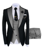 Men Suits Blazer 3 Pieces Elegant 2 Sets Luxury Wedding Business Vest Pants Coats Formal Jackets