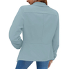 Wholesale Casual Ladies Slim-fit Office Blazers Lapel Cardigan Elegant Coat Suit Jacket Chic Outerwear