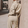 High Waist Cargo Pant Hoodie Set Women Loose Tracksuit