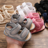 Infant Baby Casual Shoes Girl Soft Flat Double Band Summer Kid Slide Sandals