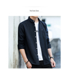 Men's Slim Fit Long-Sleeved Casual Shirt High Stretch Comfortable Button Men Shirts