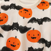  Children's Halloween Hoodie Fashion Print Crew-neck Pullover Baby Sweatshirt