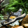 Accept OEM Custom LOGO Genuine Leather Summer Hiking Beach Water Sandals