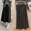 Casual Patchwork Belt Custom Skirt For Women